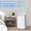 14000 BTU Portable Air Conditioner with 3-in-1 Cooling and Dehumidifying Functions, Fan Modes, Quiet Operation, Self-Evaporative, Energy-Efficient, Easy Install, Remote Control, 24-Hour Timer view 4