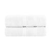 Superior Cotton Bath Sheet Set, Daily Use, Bathroom, Guest Room, Bath, Shower, Pool, Body, Home Essentials, Quality Soft Plush Absorbent Towels, Zero Twist, Smart Dry Collection, Set of 2, White view 2