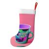 Juandeng 90'S Cup Design Festive Christmas Stockings-Vibrant Santa Claus Snowman Design,Hanging Christmas Socks view 2