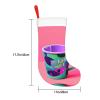Juandeng 90'S Cup Design Festive Christmas Stockings-Vibrant Santa Claus Snowman Design,Hanging Christmas Socks view 4