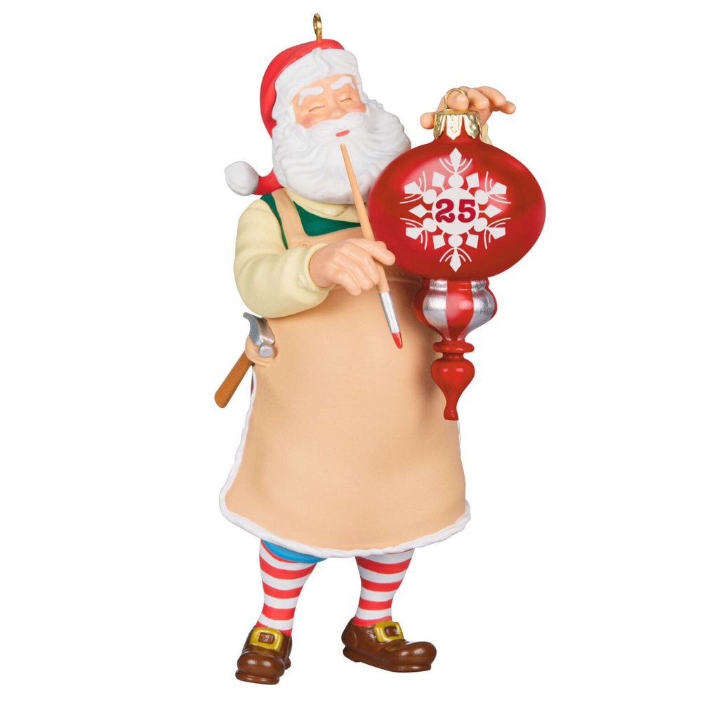 Hallmark Toymaker Santa 25th Anniversary Special Edition Ornament