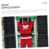 CIYODO Hanging Santa Claus Decoration Climbing Santa Ornament for Use Posture Premium for Doors Walls Holiday Decor view 2