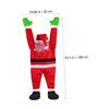 CIYODO Hanging Santa Claus Decoration Climbing Santa Ornament for Use Posture Premium for Doors Walls Holiday Decor view 3