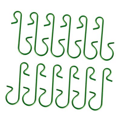 300Pcs Mini Flower Hooks S Shape Hanger Clips Xmas Tree Decoration Hanging