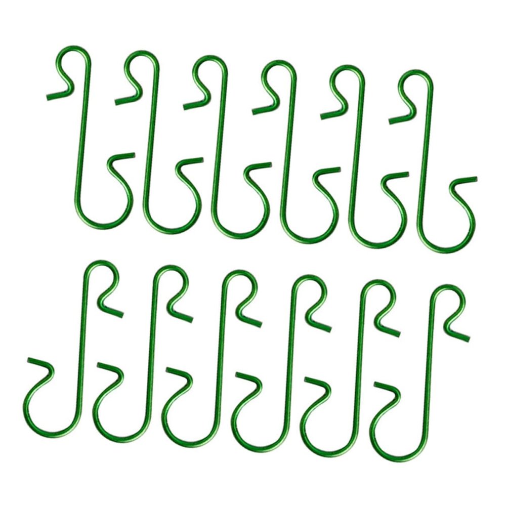 300Pcs Mini Flower Hooks S Shape Hanger Clips Xmas Tree Decoration Hanging