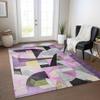 Addison Rugs Chantille ACN1757 Purple 3' x 5' Indoor/Outdoor, Machine Washable, Easy Clean, Non Shedding, Bedroom, Living Room, Dining Room, Kitchen, Patio Rug view 1