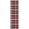Addison Rugs Chantille ACN1817 Black 2'3" x 7'6" Indoor/Outdoor, Machine Washable, Holiday, Christmas Rug, Easy Clean, Non Shedding, Living Room, Entryway, Kitchen, Patio Rug view 3