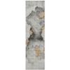 Addison Rugs Chantille ACN1795 Gray 2'3" x 7'6" Indoor/Outdoor, Machine Washable, Easy Clean, Non Shedding, Bedroom, Living Room, Dining Room, Kitchen, Patio Runner Rug view 3