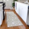 Addison Rugs Chantille ACN1815 Beige 2'3" x 7'6" Indoor/Outdoor, Machine Washable, Holiday, Christmas Rug, Easy Clean, Non Shedding, Living Room, Entryway, Kitchen, Patio Rug view 1