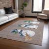 Addison Rugs Chantille ACN1826 Taupe 9' x 12' Indoor/Outdoor, Machine Washable, Holiday, Christmas Rug, Easy Clean, Non Shedding, Living Room, Entryway, Kitchen, Patio Rug view 1