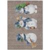 Addison Rugs Chantille ACN1826 Taupe 9' x 12' Indoor/Outdoor, Machine Washable, Holiday, Christmas Rug, Easy Clean, Non Shedding, Living Room, Entryway, Kitchen, Patio Rug view 3