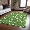 Addison Rugs Chantille ACN1815 Emerald 9' x 12' Indoor/Outdoor, Machine Washable, Holiday, Christmas Rug, Easy Clean, Non Shedding, Living Room, Entryway, Kitchen, Patio Rug view 1