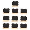 VILLCASE Set of 10 Mini Chalkboards Wooden Chalkboard Sign for Kitchen Wedding Party Restaurant view 1