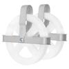 FONDOTIN 2pcs Clothes Drying Rope Pulley Weather-Resistant Design for Secure Rope Handling Clothes Coats and Blankets Versatile Outdoor Laundry view 1