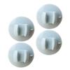 PRETYZOOM 4pcs Suction Rice Spoon Holder Rack Space-saving Kitchen Utensil Stand for Soup and Rice Spoons Easy Installation Sturdy Design Blue view 1