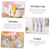 PRETYZOOM 4pcs Suction Rice Spoon Holder Rack Space-saving Kitchen Utensil Stand for Soup and Rice Spoons Easy Installation Sturdy Design Blue view 4