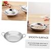 BUTIFULSIC Large Capacity Stainless Steel Cooking Pot with Double Handles for Home Kitchen and Camping High Temperature Resistant Easy to Clean Ramen and Hot Pot Pan view 4