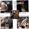 FUNOMOCYA 5pcs Cocktail Shaker Gunmetal Bar Strainer Kit Bartender Tools Sided Jigger Stir Bar Liquor Shaker Professional Bartending Accessories view 2