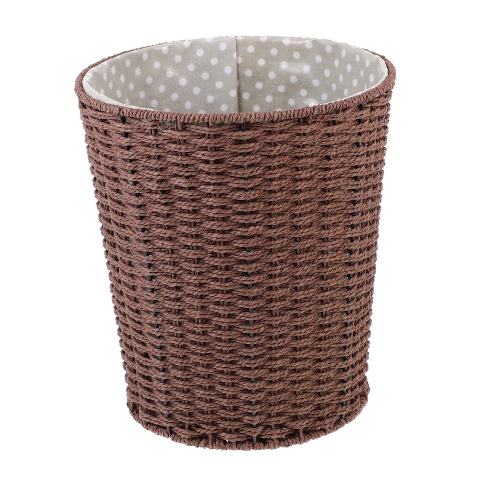 TOGEVAL Collapsible Laundry Basket Hand-woven Straw Frame Storage Basket for Bedroom Decor