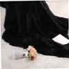 Cabilock Plush Fleece Throw Blanket Soft Warm Bed Blanket Cozy Solid Color for Home Decor and Use view 4