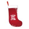 I'd Rather Be Lifting Christmas Decorative Socks, New Year Decorative Gift Pendant, Soft Red Christmas Socks view 2