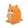 Balvi Kawaii Gamer Decorative Bookends Orange Cat Fan for Video Games Polyester view 3
