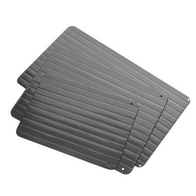 3 Piece Defrost Tray for Meat, Aluminum Alloy Thawing Board
