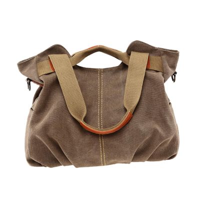 Yardenfun Women's Canvas Shoulder Bag Large Capacity Tote Fashion Handbags Retro Punk Bag Sturdy Handle