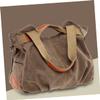 Yardenfun Women's Canvas Shoulder Bag Large Capacity Tote Fashion Handbags Retro Punk Bag Sturdy Handle view 4