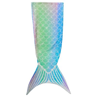 US Mermaid Tail Blanket Flannel Mermaid Tail Sleeping Bag Wearable Mermaid Sleeping Blanket Fish Scale Design Snuggle Blanket Soft Mermaid Scale Sleeping Bag for Kids Adults(blue)