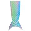 US Mermaid Tail Blanket Flannel Mermaid Tail Sleeping Bag Wearable Mermaid Sleeping Blanket Fish Scale Design Snuggle Blanket Soft Mermaid Scale Sleeping Bag for Kids Adults(blue) view 1