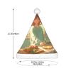 jingong Beautiful Breakfast print Christmas hats Festive headwear Winter-themed accessory Party Supplies view 3