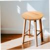 ORFOFE Round Wooden Stool Seat Cover Replacement Durable Solid Wood Stool Top for Kitchen Dining and Events for Home Use view 2