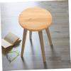 ORFOFE Round Wooden Stool Seat Cover Replacement Durable Solid Wood Stool Top for Kitchen Dining and Events for Home Use view 4