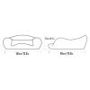 Meditation Cushion,Comfortable Floor Pillow,Large Thick Floor Cushion Seating,Ergonomic Cushion,Memory Foam Filling Cushion,Bay Window Rooftop Cushion,Meditation Cushion Foam Meditation Pillows(Grey) view 2