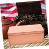 Hoement 2pcs Small Metal Tin Tea Packaging Box Tea Bag Storage Container Tin Case for Loose Dried Fruits Snacks Gifts Jewelry view 3