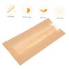 BELLIFFY 30pcs Oil Kraft Paper Bags for Bread Donuts Snacks Transparent Bakery Pouches Food Grade Non-stick for Home Bakery Use view 4