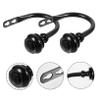 TOPPERFUN 6pcs U-Shape Hooks Multi-Functional Wall Mounted Tiebacks for Drapery Vintage Decor for Living Rooms Bedrooms and More Easy Installation view 2
