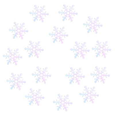 Anneome 600pcs Christmas Snowflake Confetti Decorative White for Holiday Parties and Events for Crafts and Festive Decor