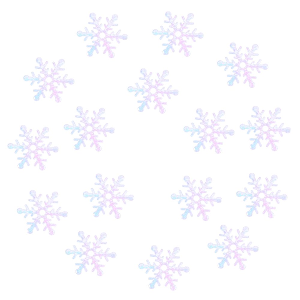 Anneome 600pcs Christmas Snowflake Confetti Decorative White for Holiday Parties and Events for Crafts and Festive Decor