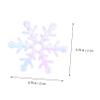 Anneome 600pcs Christmas Snowflake Confetti Decorative White for Holiday Parties and Events for Crafts and Festive Decor view 3