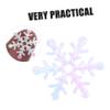 Anneome 600pcs Christmas Snowflake Confetti Decorative White for Holiday Parties and Events for Crafts and Festive Decor view 4