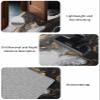 Bathroom Rugs,Modern Marble Crack Texture Kitchen Rug Non-Slip Rubber Backing Doormat,Abstract Black White Gold Stone Art Absorbent Bath Mat Washable Floor Mats for Bedroom Entryway 16x24in view 2