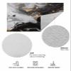 Bathroom Rugs,Modern Marble Crack Texture Kitchen Rug Non-Slip Rubber Backing Doormat,Abstract Black White Gold Stone Art Absorbent Bath Mat Washable Floor Mats for Bedroom Entryway 16x24in view 3