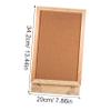 COHEALI Desktop Cork Bulletin Board Notice Board for Office Home Stylish Memo Display with Push Pins Reminder for Work and Study view 2