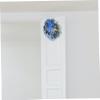 BRIGHTFUFU Artificial Christmas Pine Wreath 30cm Hanging Berry Ball Bow-Knot Realistic Indoor/Outdoor view 2