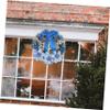 BRIGHTFUFU Artificial Christmas Pine Wreath 30cm Hanging Berry Ball Bow-Knot Realistic Indoor/Outdoor view 4