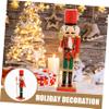 Christmas Wooden Cartoon Soldier Nutcracker Adorn Desktop Creative view 3