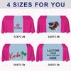 Custom Table Runner with Business Logo, Name, Design Personalized Tablecloth Customized Table Banner for Party Tradeshow Events Decor 36"x72", Wathet view 4