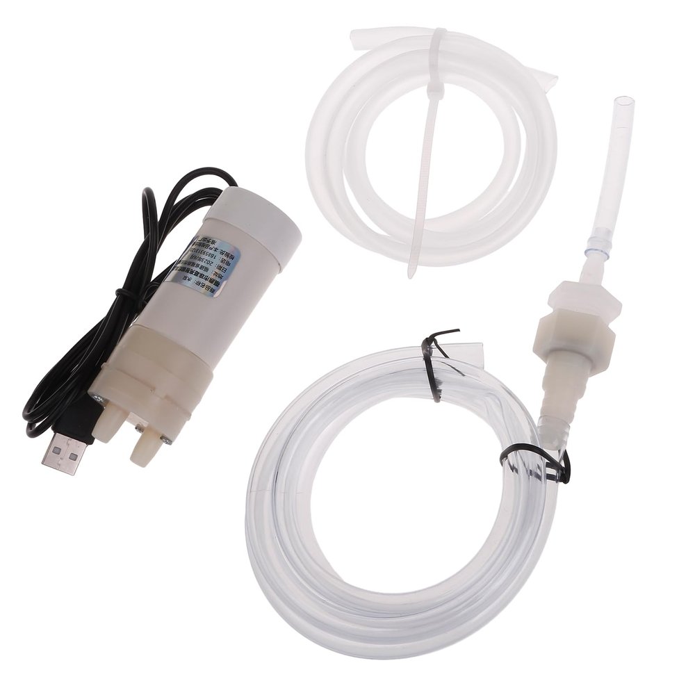 kobeIeen 5V USB Water Cooling 4L/min Self-Priming for Fish Water Dispenser Circulating Water Craft Fountain